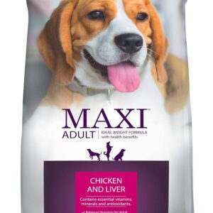 MAXI ADULT CHICKEN AND LIVER DOG DRY FOOD (20KG) | FOCUSING ON JOINT/BONE HEALTHY FOOD/IMMUNE SUPPORT