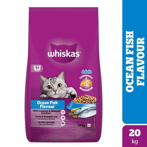 WHISKAS OCEAN FISH FLAVOUR ADULT CAT DRY FOOD | (7KG) - Image 4