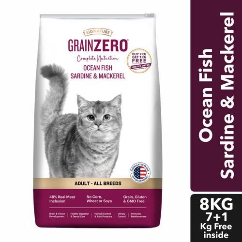 SIGNATURE GRAIN ZERO OCEAN FISH ADULT CAT DRY FOOD | (7KG)