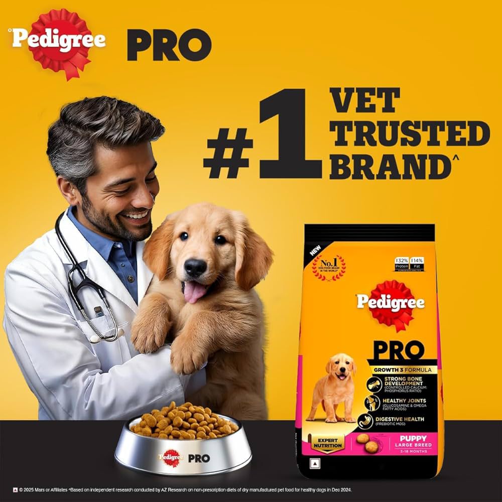 PEDIGREE PRO EXPERT NUTRITION ACTIVE PUPPY DOG FOOD | PEDIGREE CHICKEN AND VEGETABLES PUPPY DOG DRY FOOD | (10KG) - Image 13