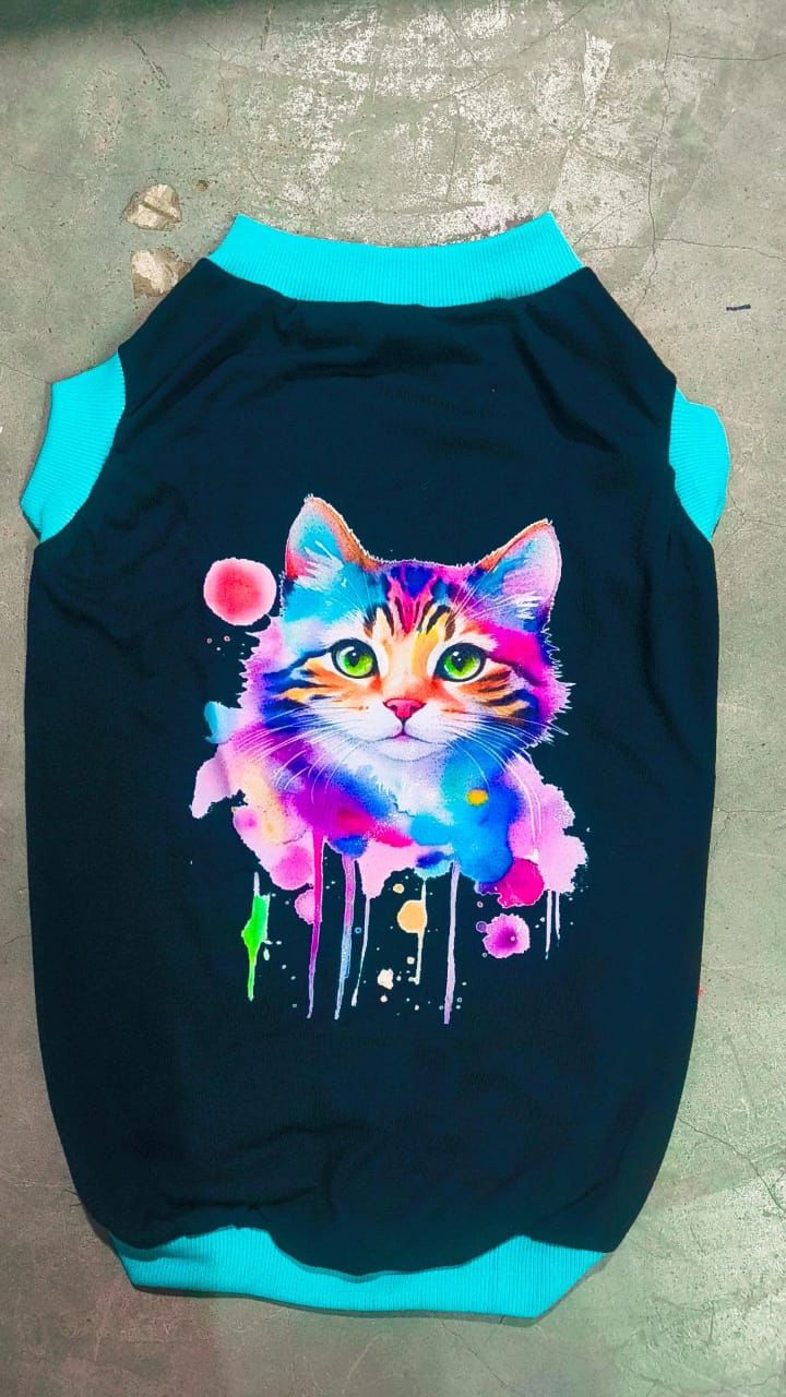 HUNK PET SHOP CUTE DOG T-SHIRT CLOTHES, SUMMER SWEETSHIRT SPORTY PET RANDOM DESIGN OUTFIT FOR SMALL BREED DOG, PUPPY - Image 5